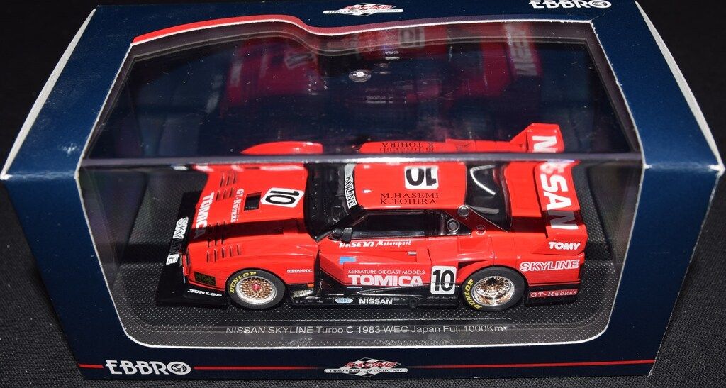 MMP 1/43EBBRO NISSAN SKYLINE TURBO C WEC JAPAN Fuji 1983 Red 43989