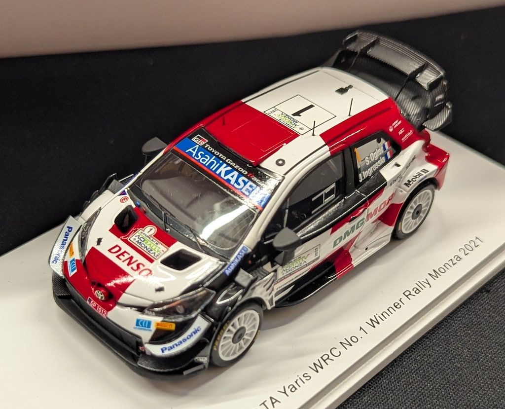 MINIMAX 1/43Spark model TOYOTA Yaris WRC #1 Winner Rally Monza