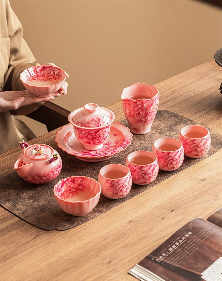 中国茶器 茶壺 三才蓋碗 公道杯 茶盤 湯呑み 茶杯 茶器セット