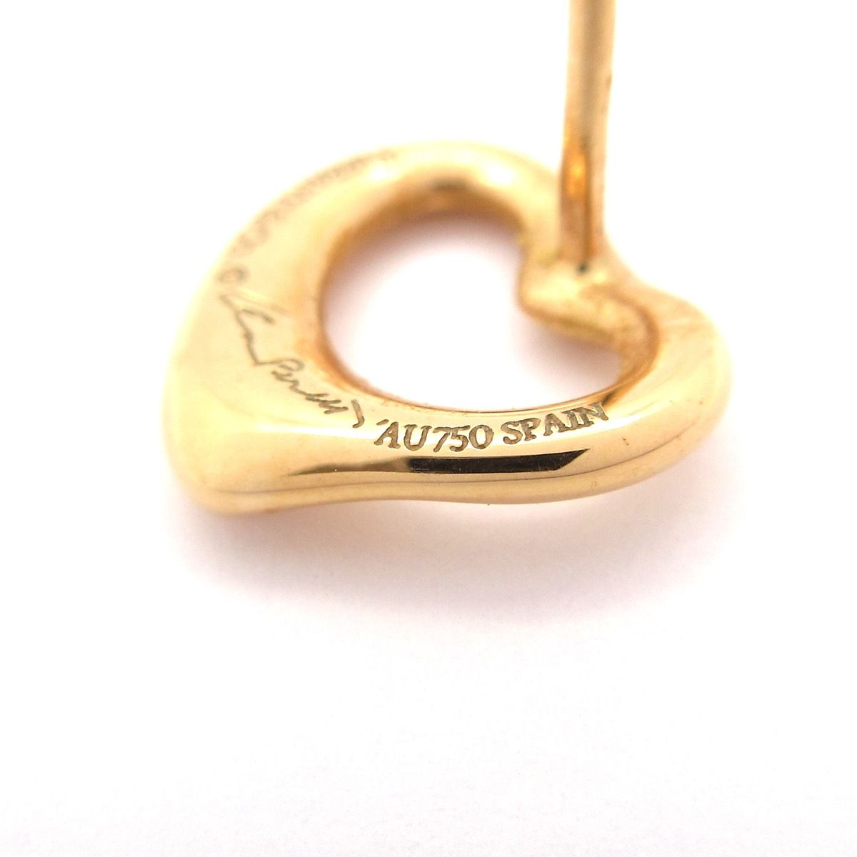 TIFFANY &Co. オープンハート　ピアス　K18YG スモール7㎜ 楽天市場】ティファニー Tiffany & Co. ピアス オープン ハート