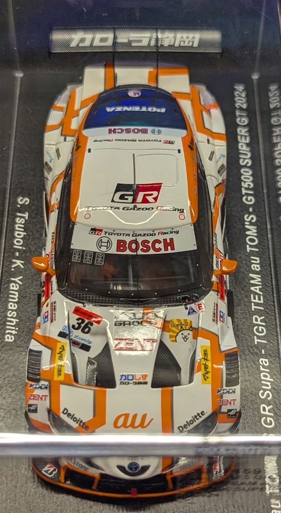 Spark model 1/43 au TOM`S GR Supra No.36 TGR TEAM au TOM`S