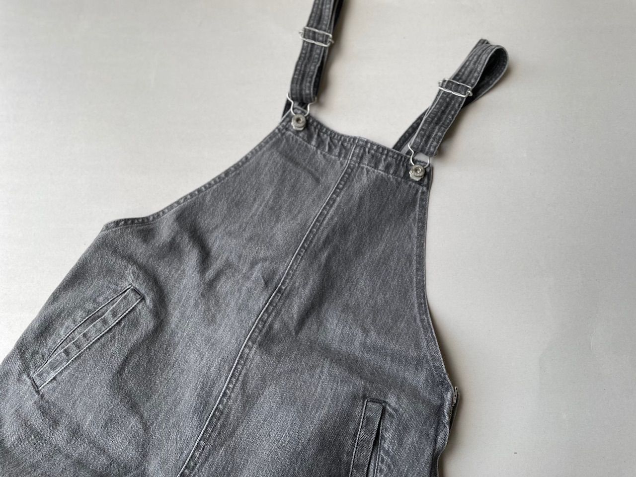 2025SS / SLOBE IENA スローブイエナ LE DENIM BARE BK サロペット