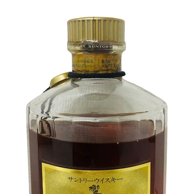響 裏ゴールドラベル 750ml 43度 新品未開栓 - メルカリ