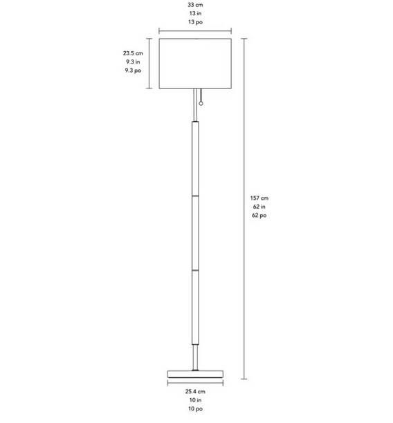 未使用】コストコ ADESSO 北欧風フロアランプ - メルカリ