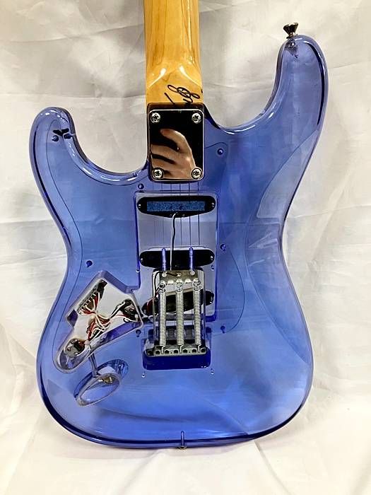 PhotoGenic フォトジェニック スケルトンブルー アクリルエレキギター