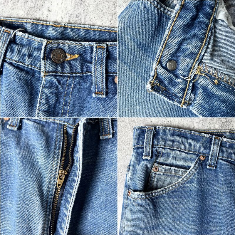 ヒゲ 90s USA製 Levis 517 0217 フレア デニム パンツ 34 32 / 90年代
