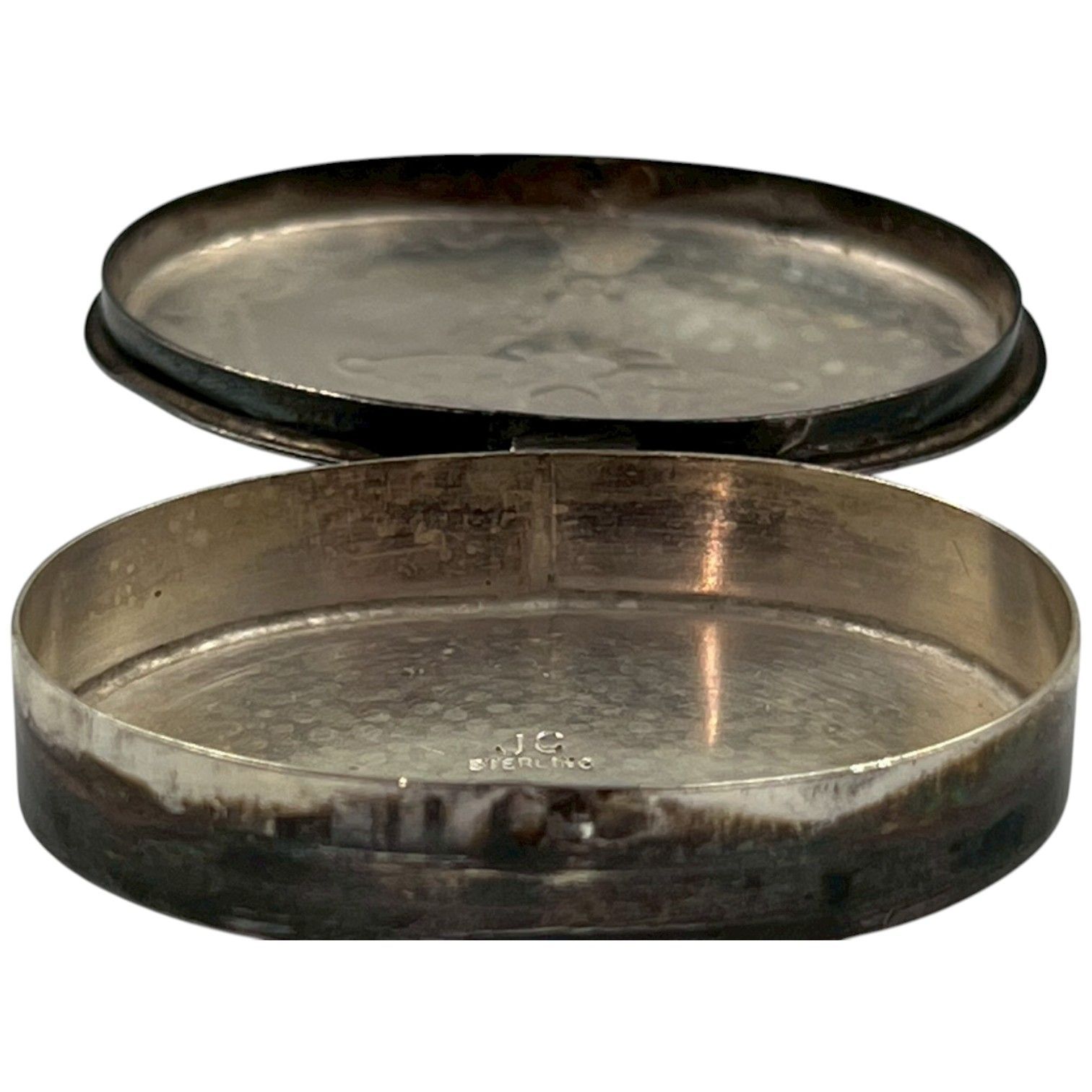 Vintage NAVAJO INDIAN JEWELRY JC ピルケース 小物入れ スターリング