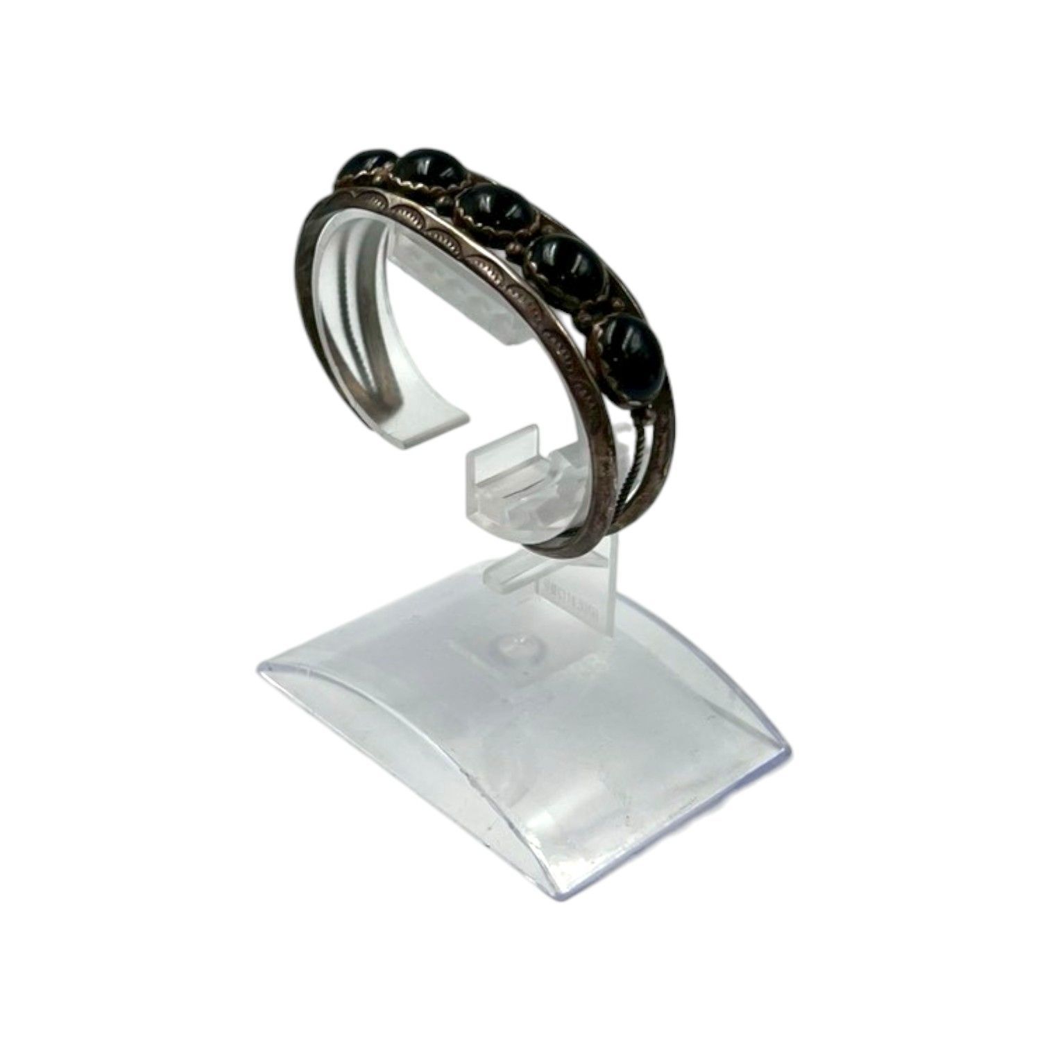 Vintage NAVAJO INDIAN JEWELRY D. 刻印 ナバホ族 スターリング