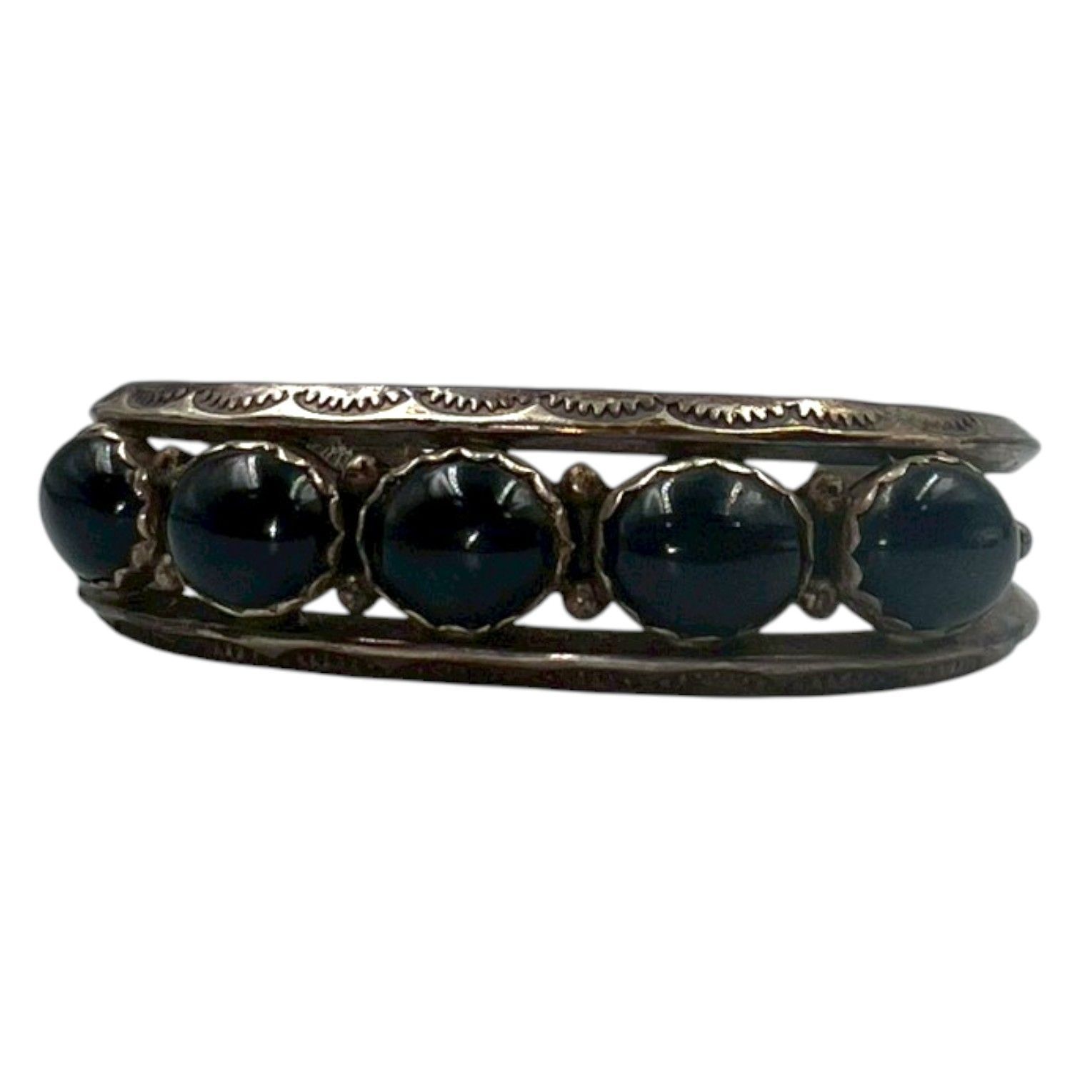 Vintage NAVAJO INDIAN JEWELRY D. 刻印 ナバホ族 シルバー ジュエリー