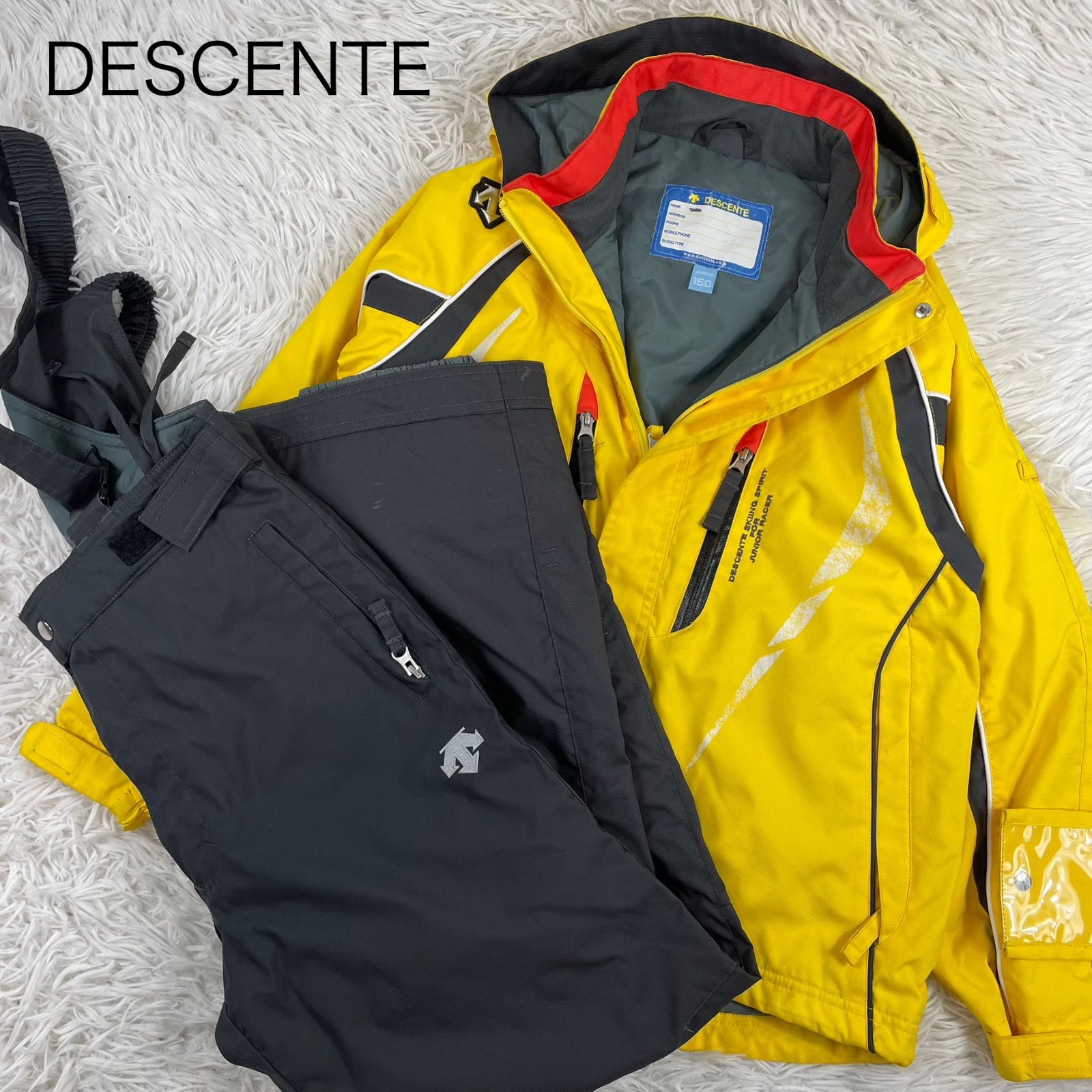 DESCENTE デサント スノーウェア 上下セット 150サイズ スキーウェア