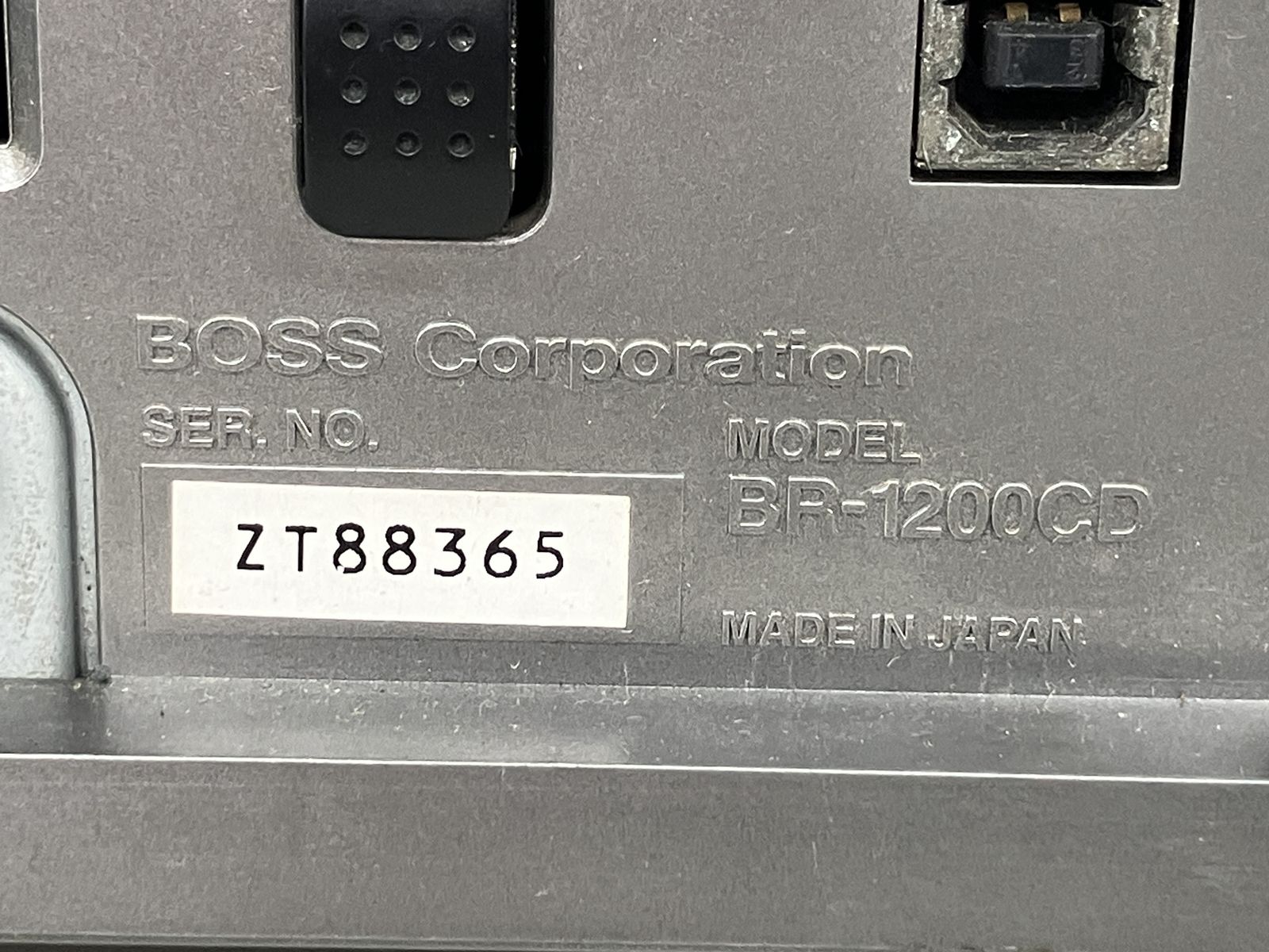 BOSS BR-1200CD デジタルレコーディングスタジオマルチトラック