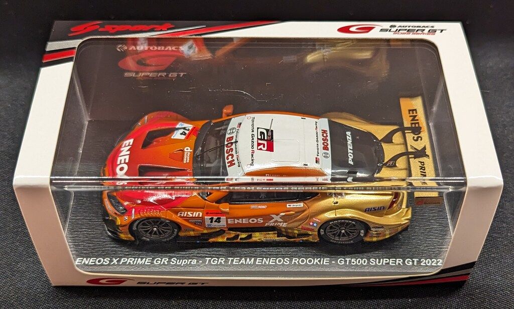 Spark model 1/43 ENEOS X PRIME GR Supra No.14 TGR TEAM ENEOS