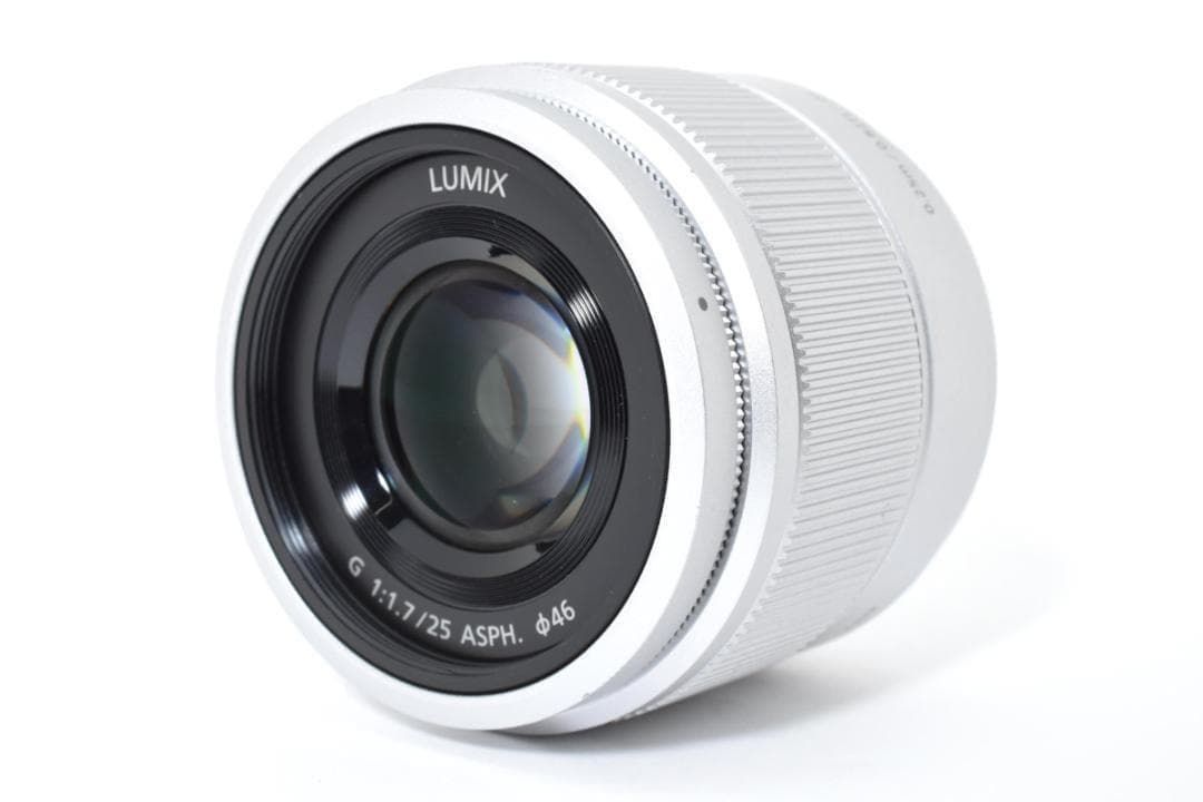 【極美品、おまけ付き】LUMIX G 25mm/F1.7 ASPH. シルバー 交換レンズレビュー：LUMIX G 25mm/F1.7 ASPH. - デジカメ Watch