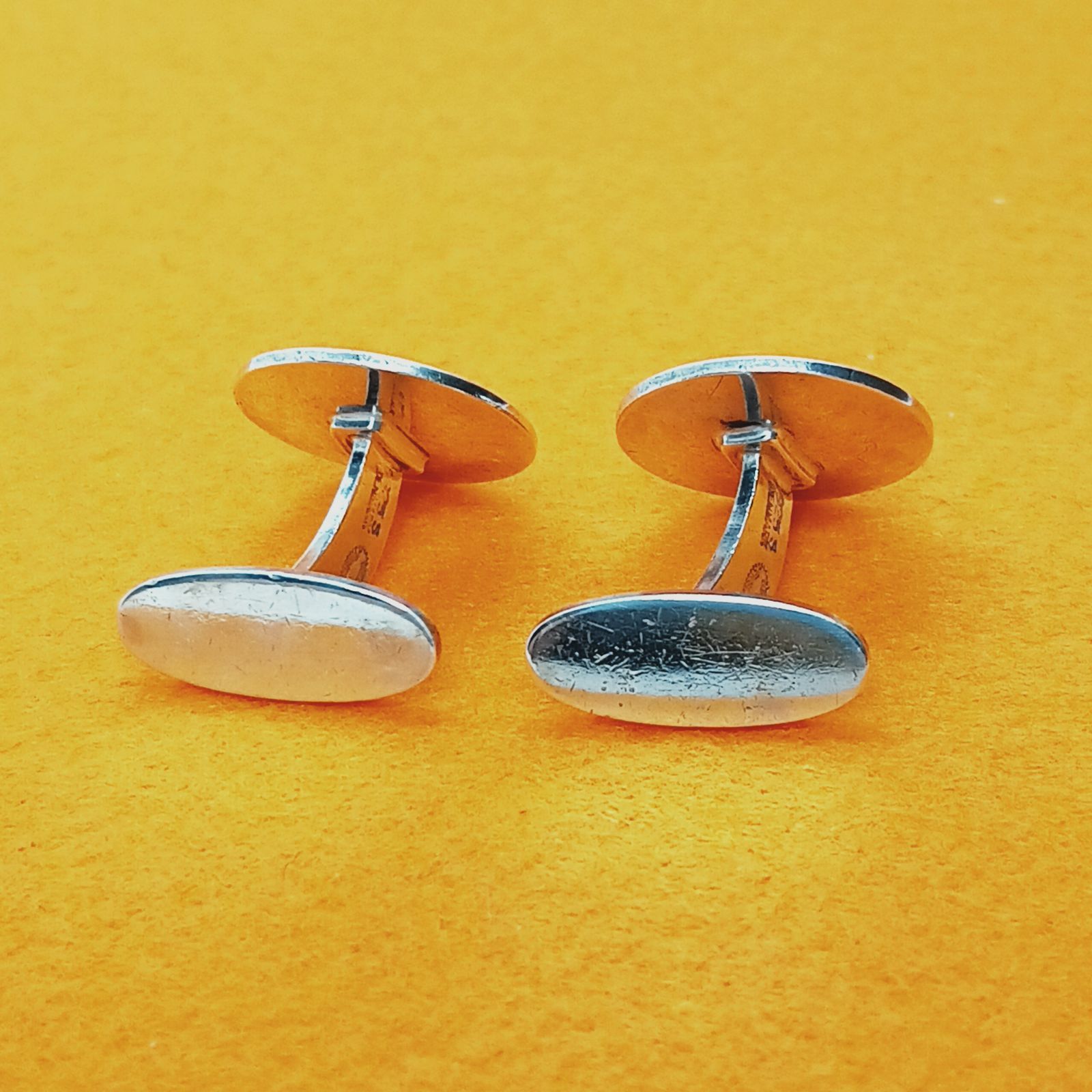 ジョージジェンセン 393カフスボタン SV925 変色予防処理＆殺菌済