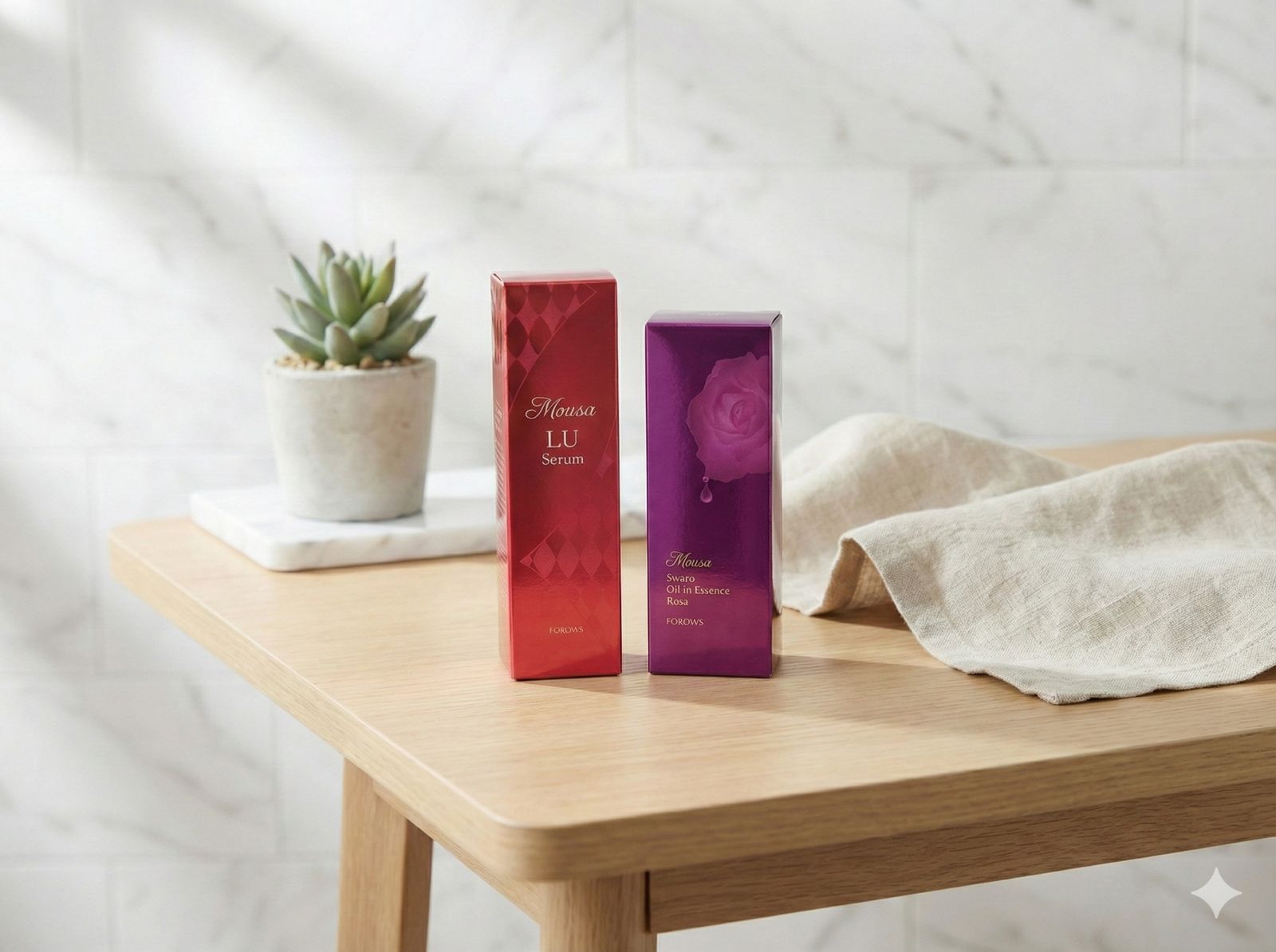 新品2種類2本セット】フォーデイズ ムーサ LU・セラム tia 美容液 1箱