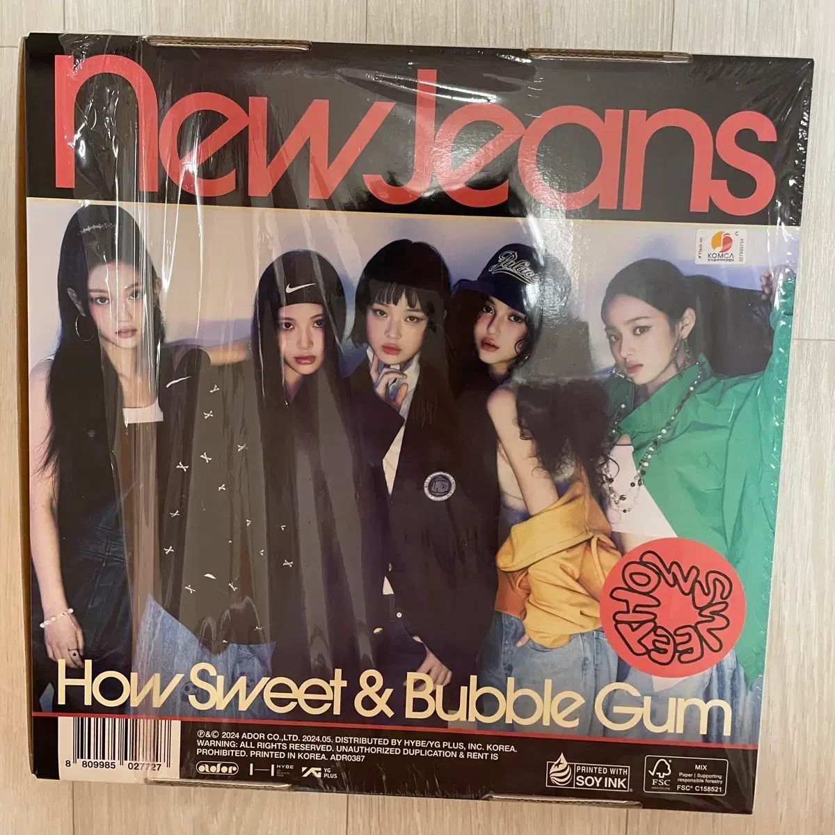 newjeans how sweetアルバムハニ アルバムメンバー選択 NewJean KPOP