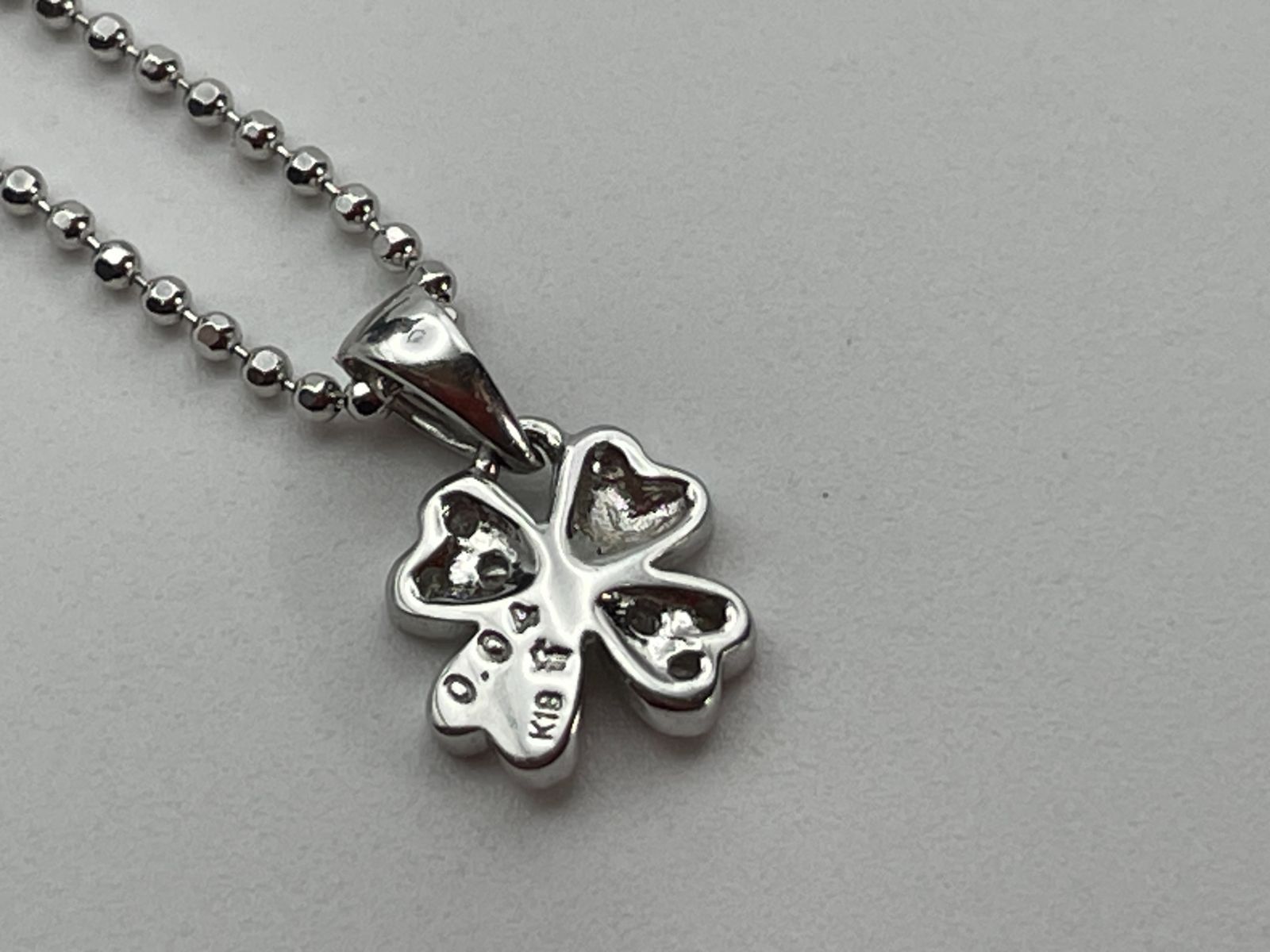 Folli Follie フォリフォリ K18 750 ネックレス ダイヤモンド 0.04ct