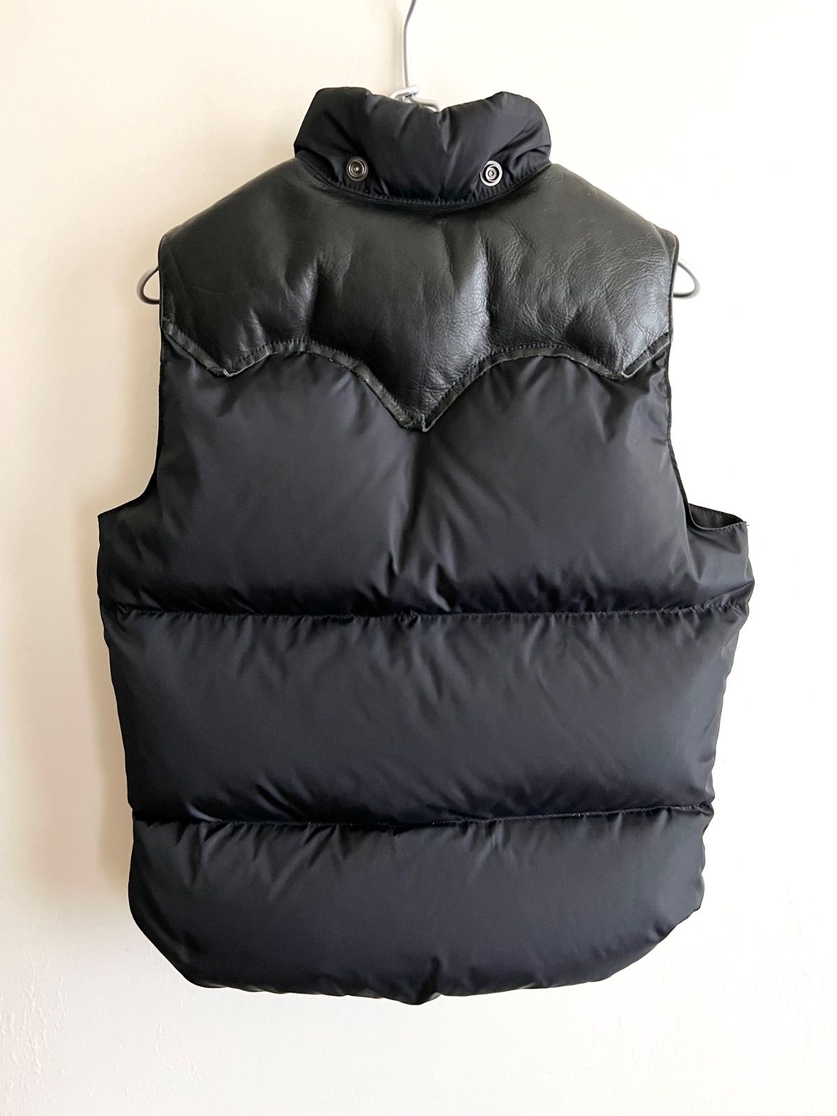 Rocky Mountain × hysteric glamour フーディー レザー切り替えダウン