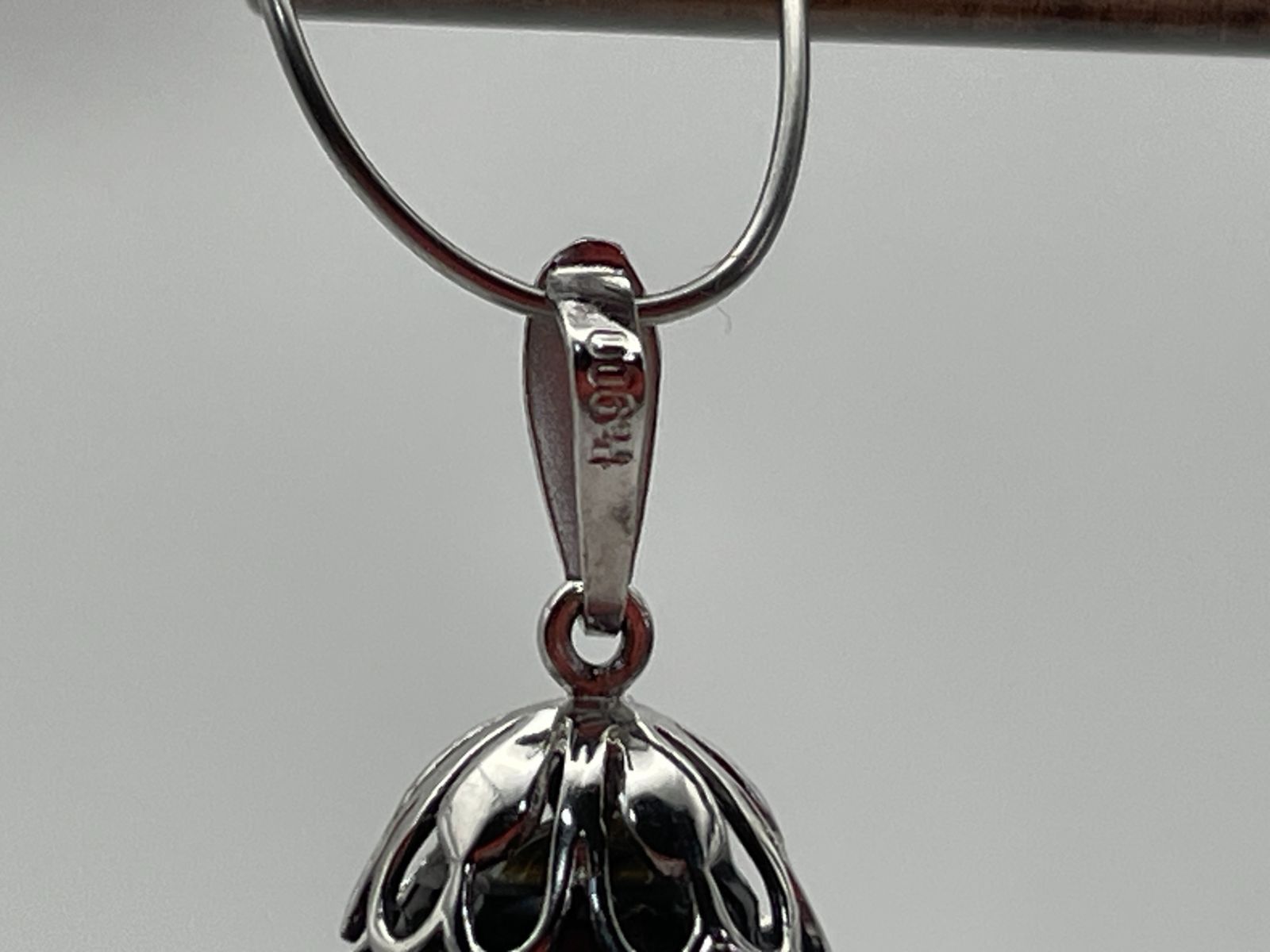 テリ 色味良し 黒蝶真珠 プラチナ Pt900刻印 ペンダントトップ 大玉