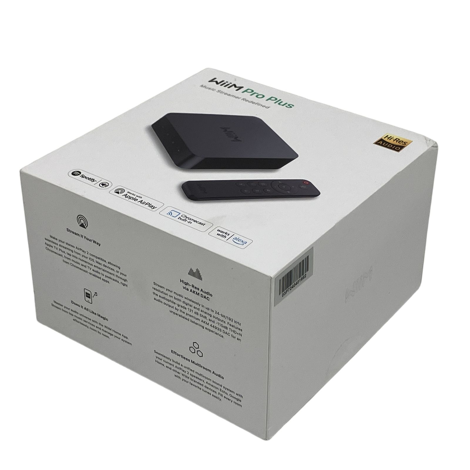 WiiM Pro Plus ミュージックストリーマー 音響機器 未使用 開封済