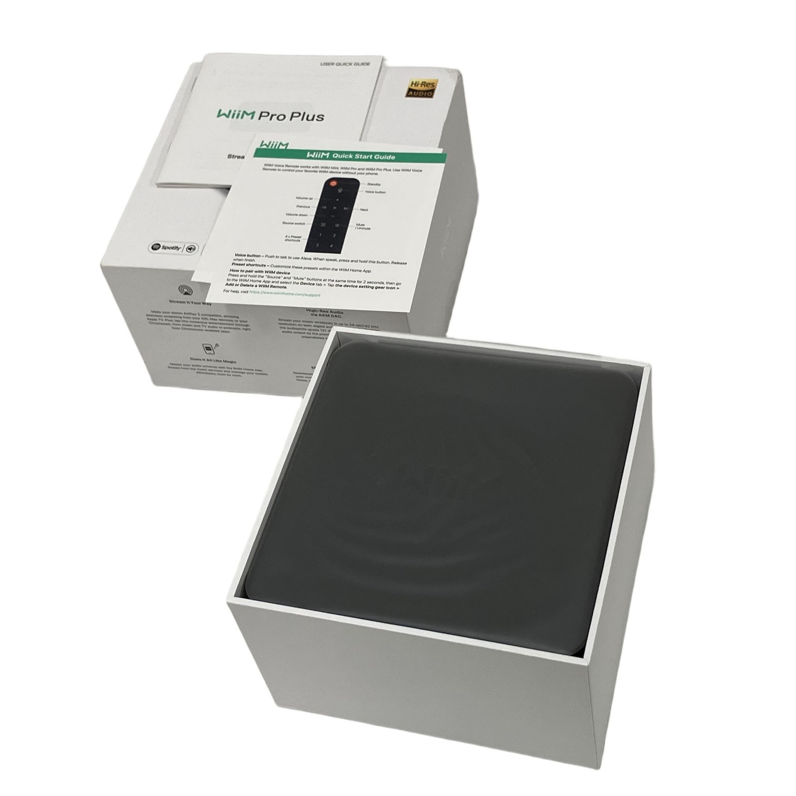 WiiM Pro Plus ミュージックストリーマー 音響機器 未使用 開封済