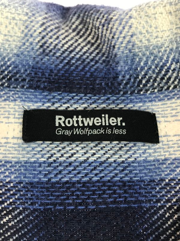 品】ROTTWEILER ロットワイラー OPEN COLLAR OMBRE SHIRT 公式
