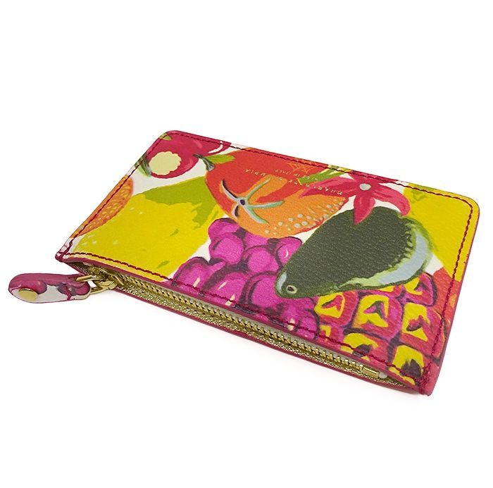 未使用✨シャーロットオリンピア Kitty ジップコインパース 本革 フルーツ柄 併売商品※◇未使用保管品◇CHARLOTTE OLYMPIA【シャーロットオリンピア