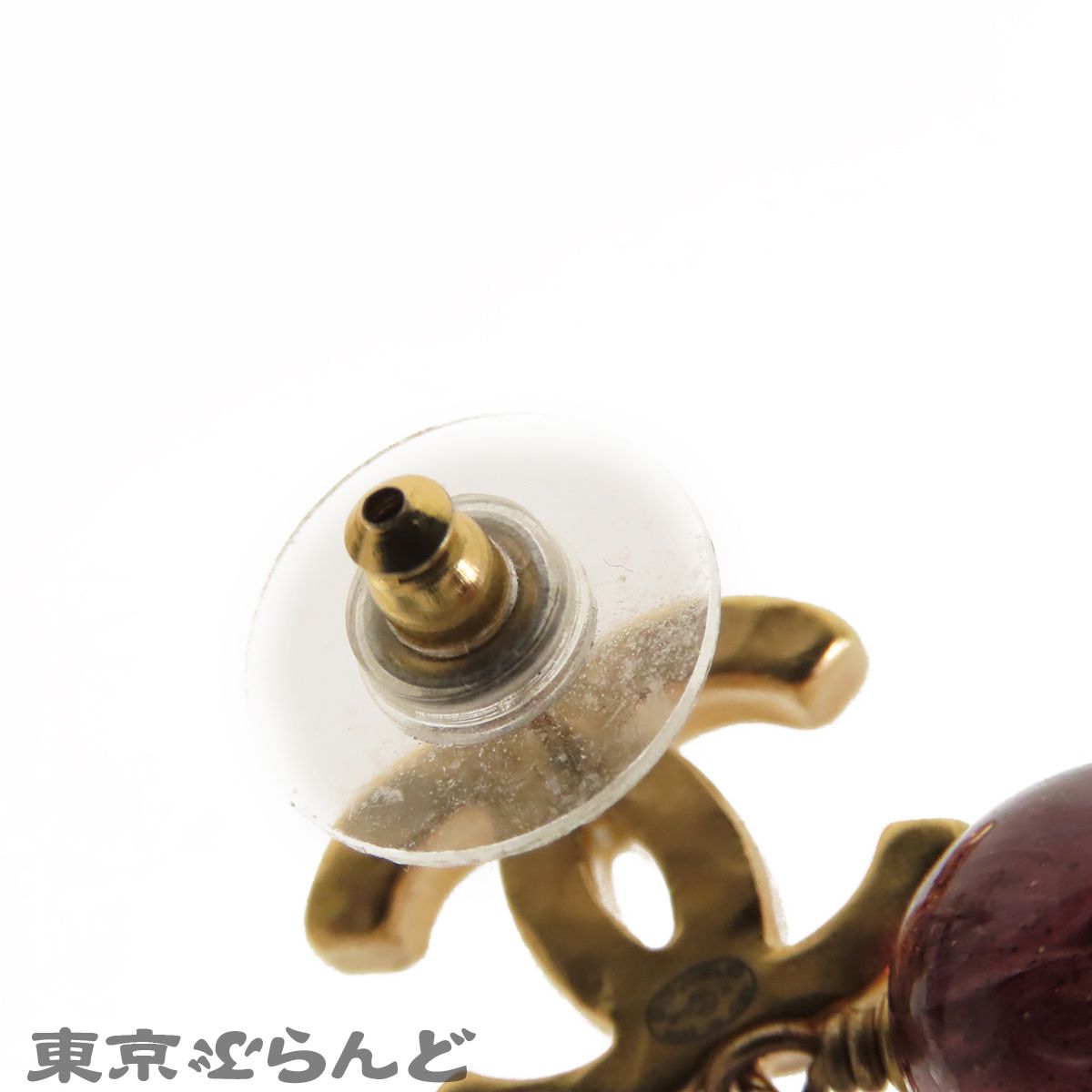 【激レア】CHANEL シャネル ゴールド ココ スイング ピアス CHANEL（シャネル） ココマーク スイング イヤリング フェイクパール