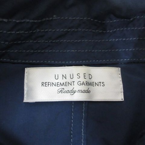 アンユーズド UNUSED 美品 コーチ ジャケット ナイロン 1 濃紺