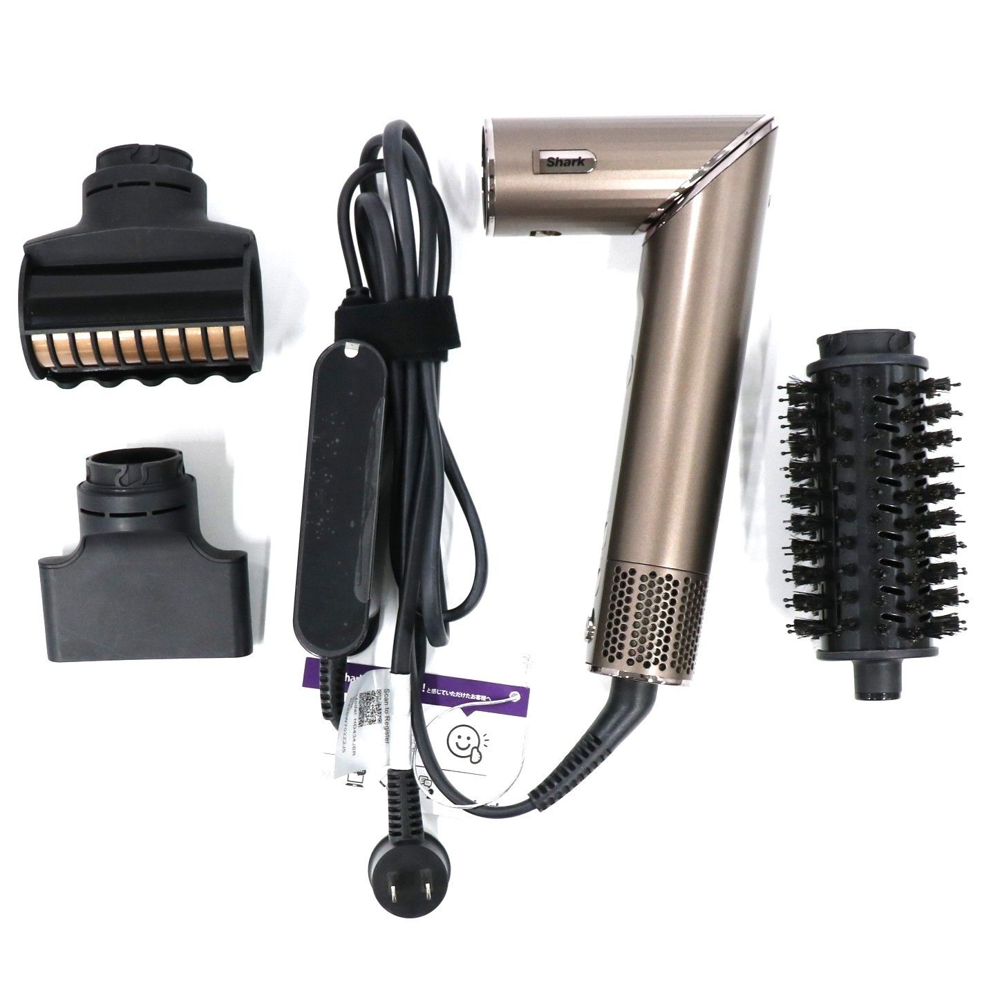 Shark FlexStyle HD434J モカシルバー　新品未開封 新品・未開封Shark ドライヤー FlexStyle （モカシルバー） shark