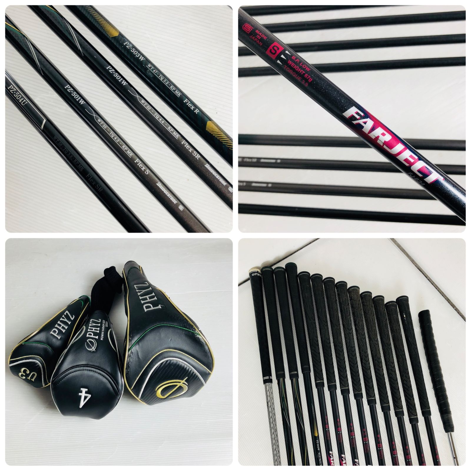 豪華 14本 BRIDGESTONE ブリヂストン PHYZ ファイズ メンズ ゴルフ