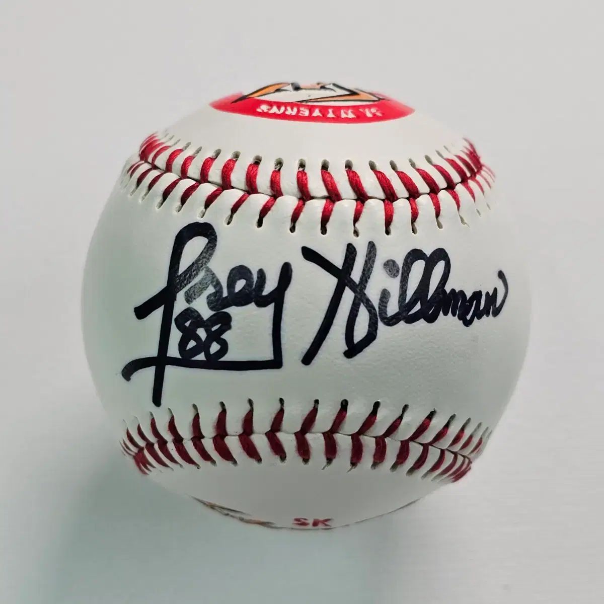 トレイヒルマン　サインボール SKワイバーンズ トレイ・ヒルマン監督 ロゴボール サイン入りサイン