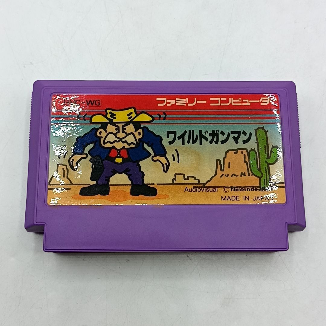 FCソフト 】 「ワイルドガンマン」 外箱・説明書付き 動作品