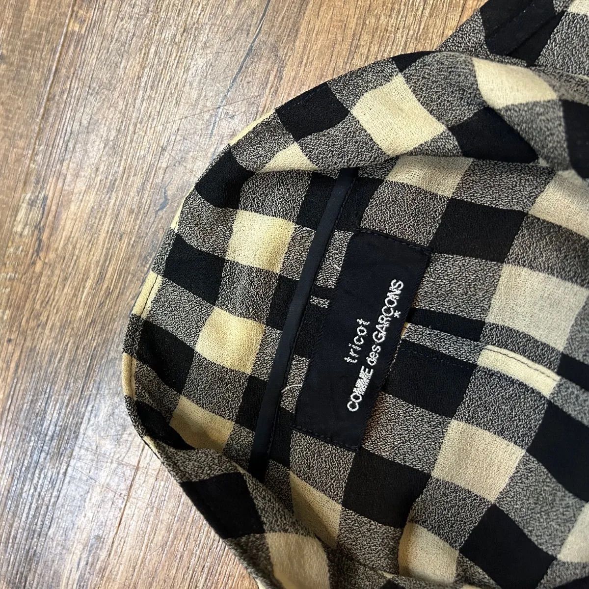 tricot COMME des GARCONS トリココムデギャルソン チェック シャツ