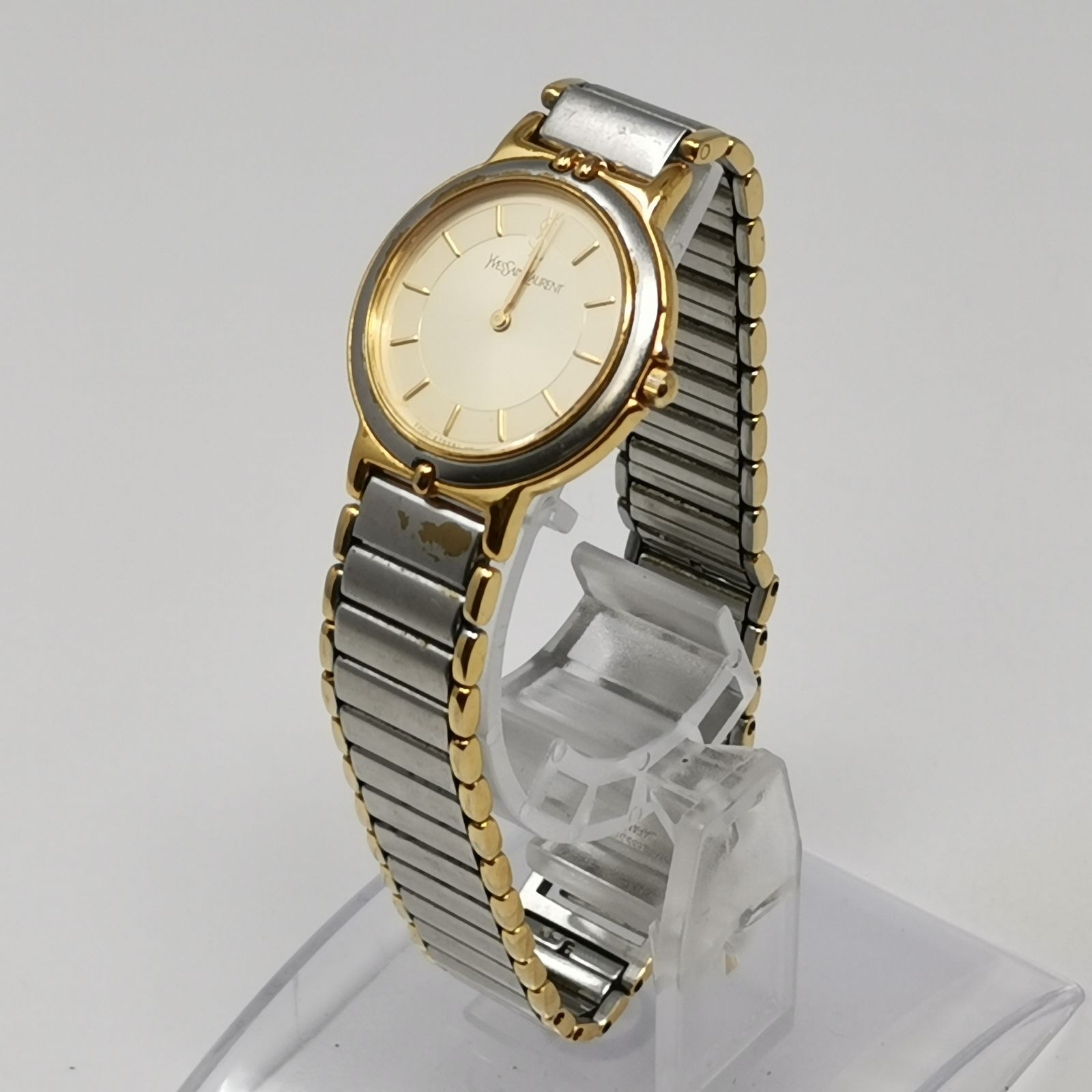 YSL イヴサンローラン レディース 腕時計 クォーツ 電池ないため動作