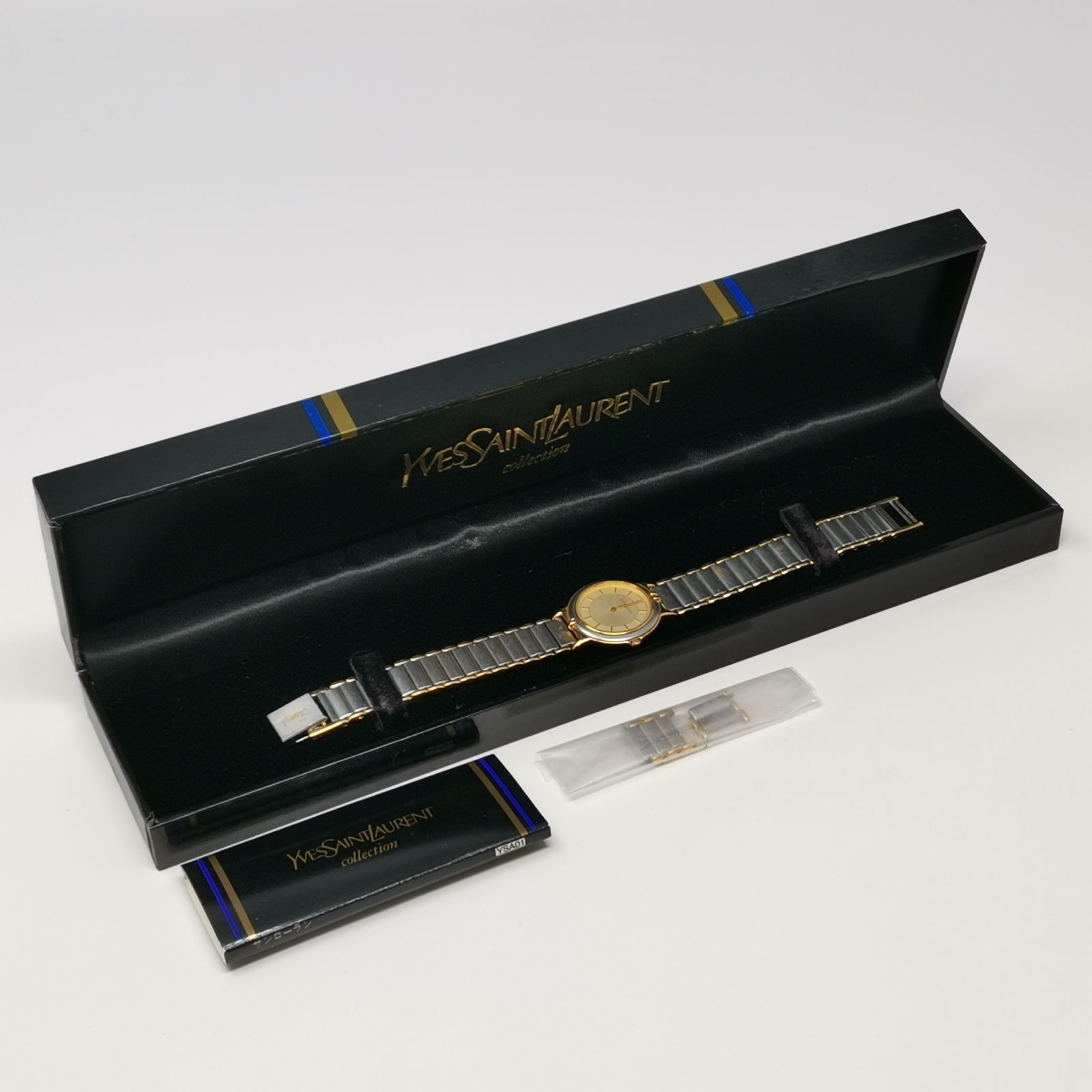 YSL イヴサンローラン レディース 腕時計 クォーツ 電池ないため動作