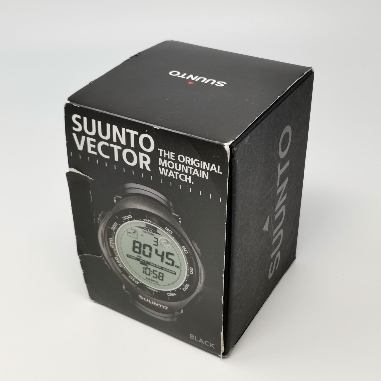 SUUNTO VECTOR ブラック クォーツ 腕時計 電池ないため動作未確認 the 