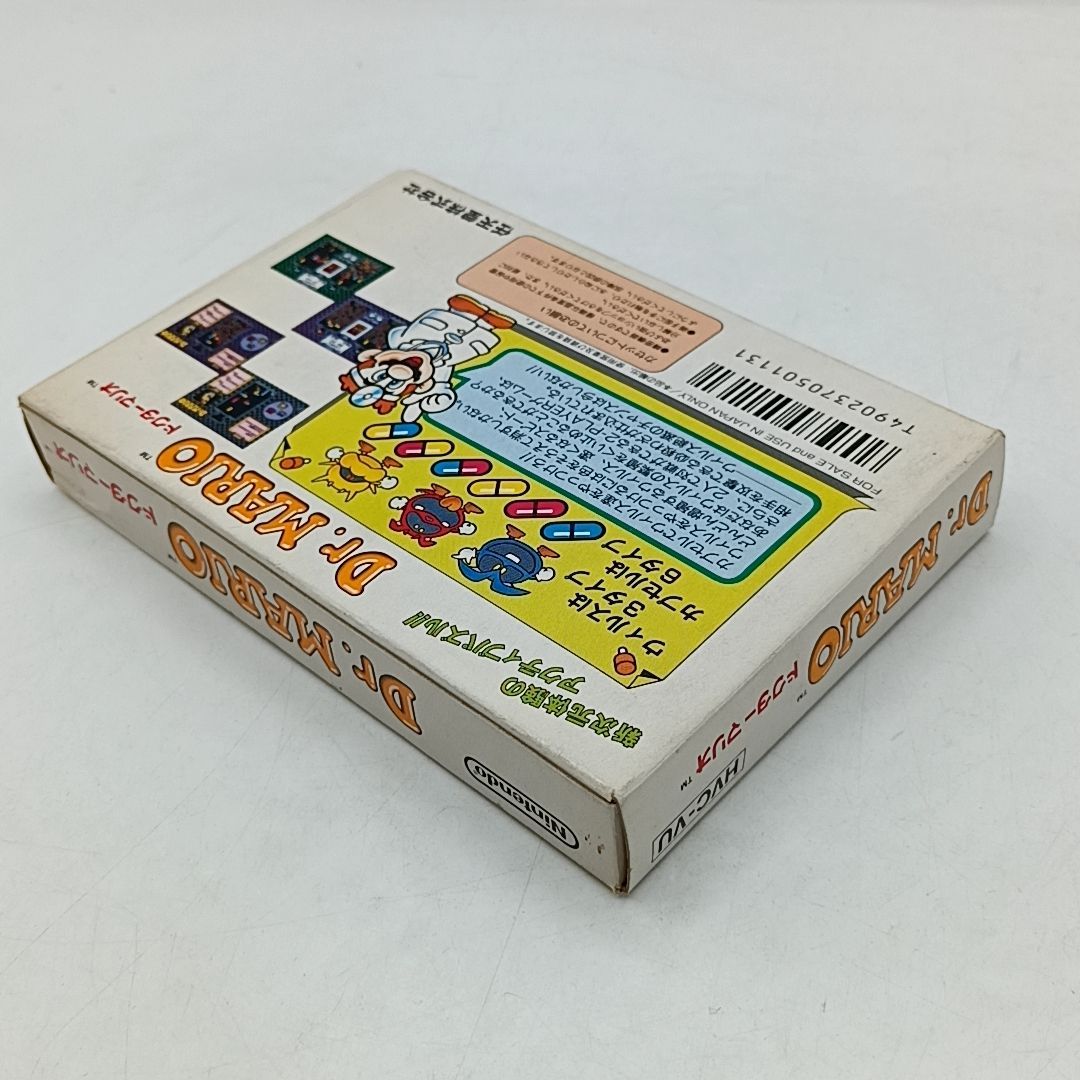 FCソフト 】 「ドクターマリオ」 外箱・説明書・プラケース付き 動作品
