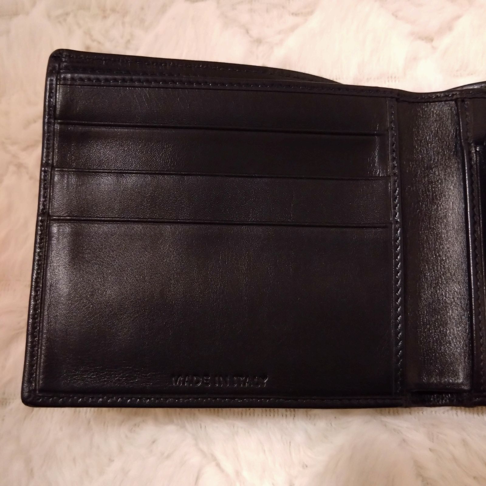 極美品】BALLY バリー 二つ折り財布 レザー ブラック ゴールド金具