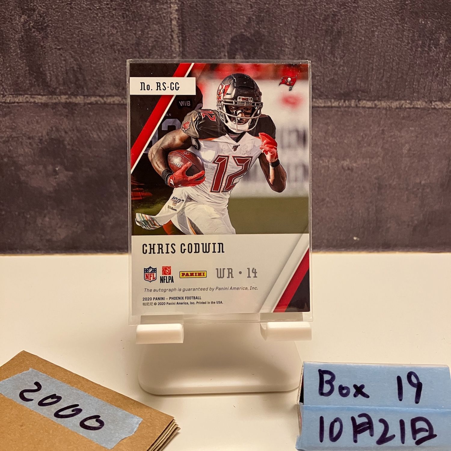 クリス ゴッドウィン CHRIS GODWIN サイン カード AUTO NFL