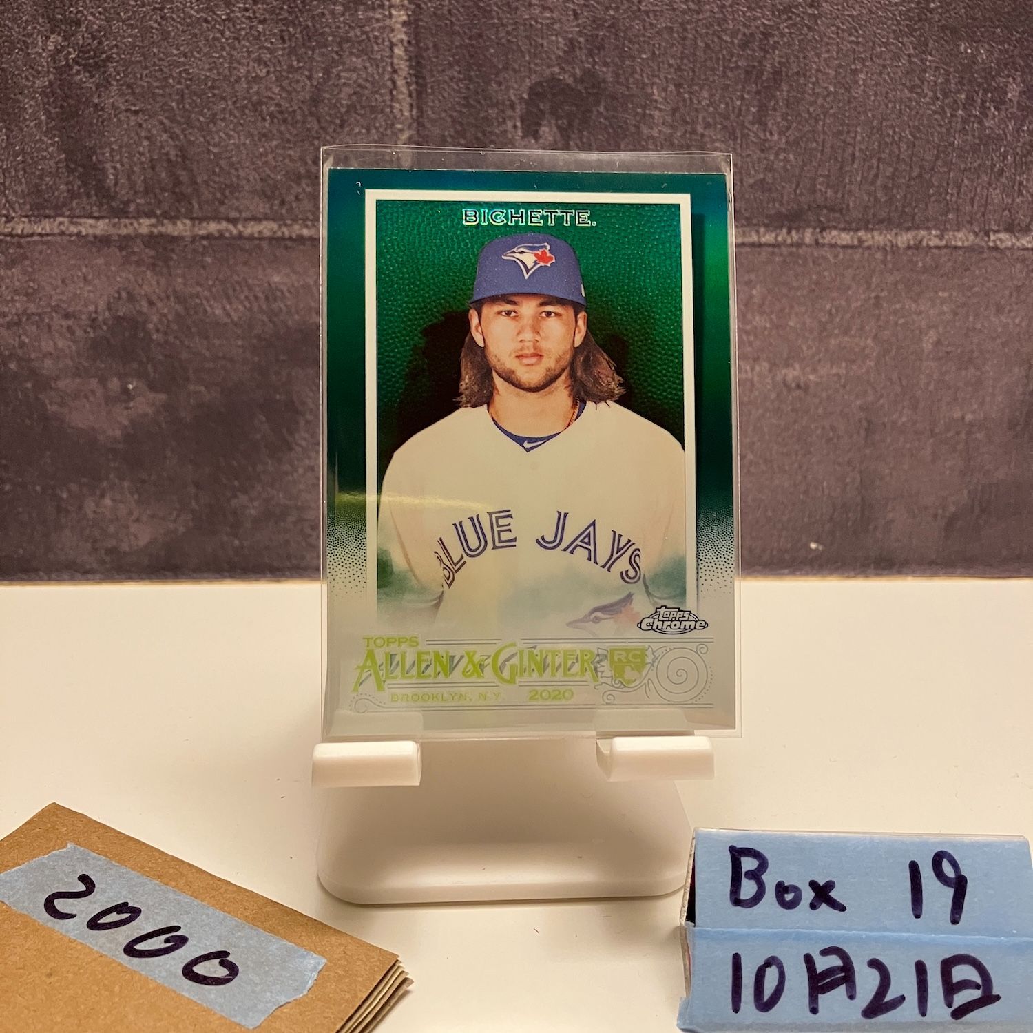 2020 Topps Allen & Ginter Chrome Bo Bichette 94/99 TORONTO BLUE