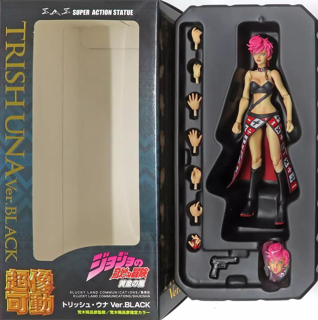 新品】フィギュア 超像可動 トリッシュ・ウナ Ver.BLACK 「ジョジョの