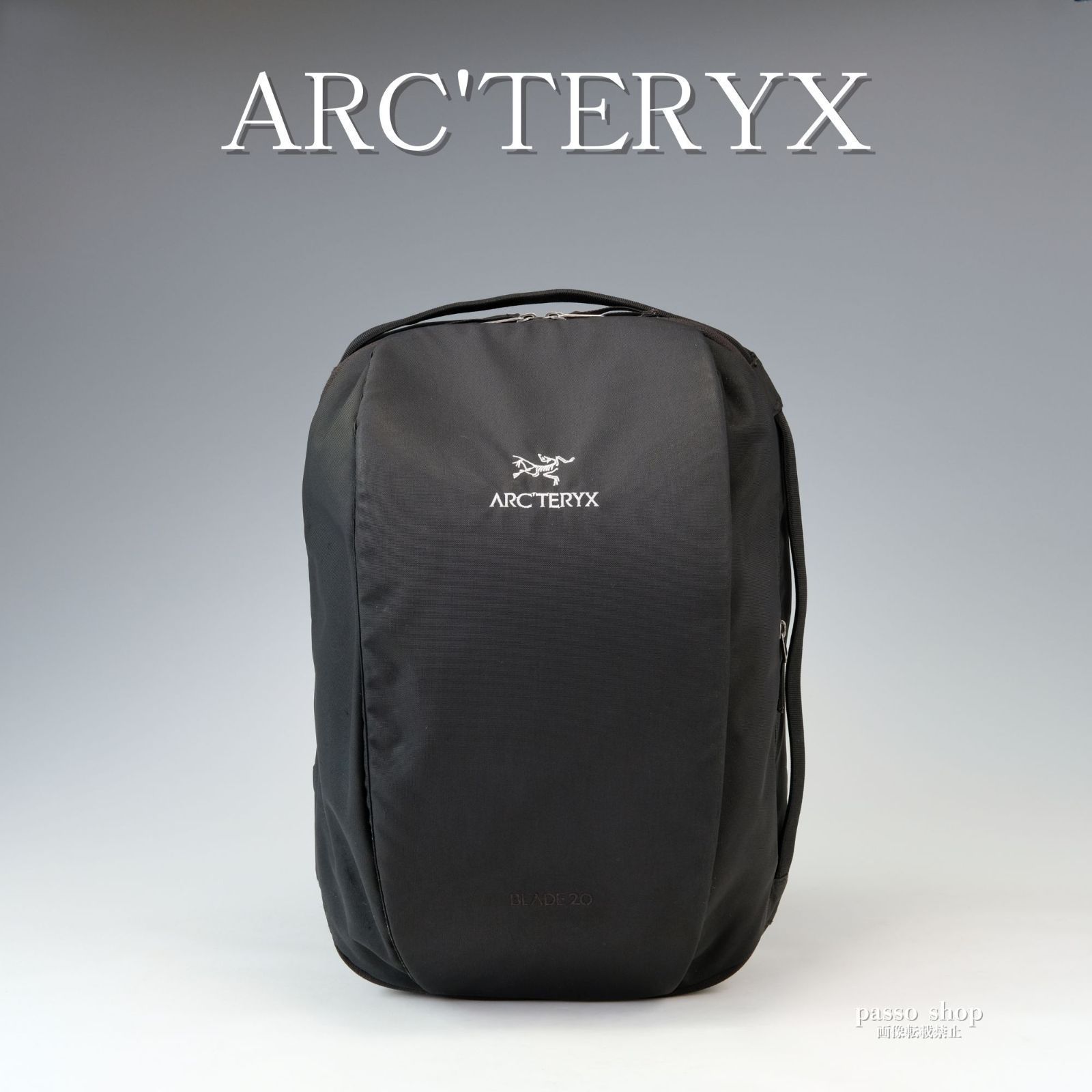 ARC'TERYX ブラックバックパック 中型 ARC'TERYX （アークテリクス） リュック ARC'TERYX リュック ブレード