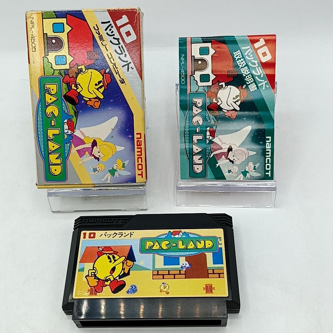 FCソフト 】 「パックランド」 外箱・説明書付き 動作品 ファミコン