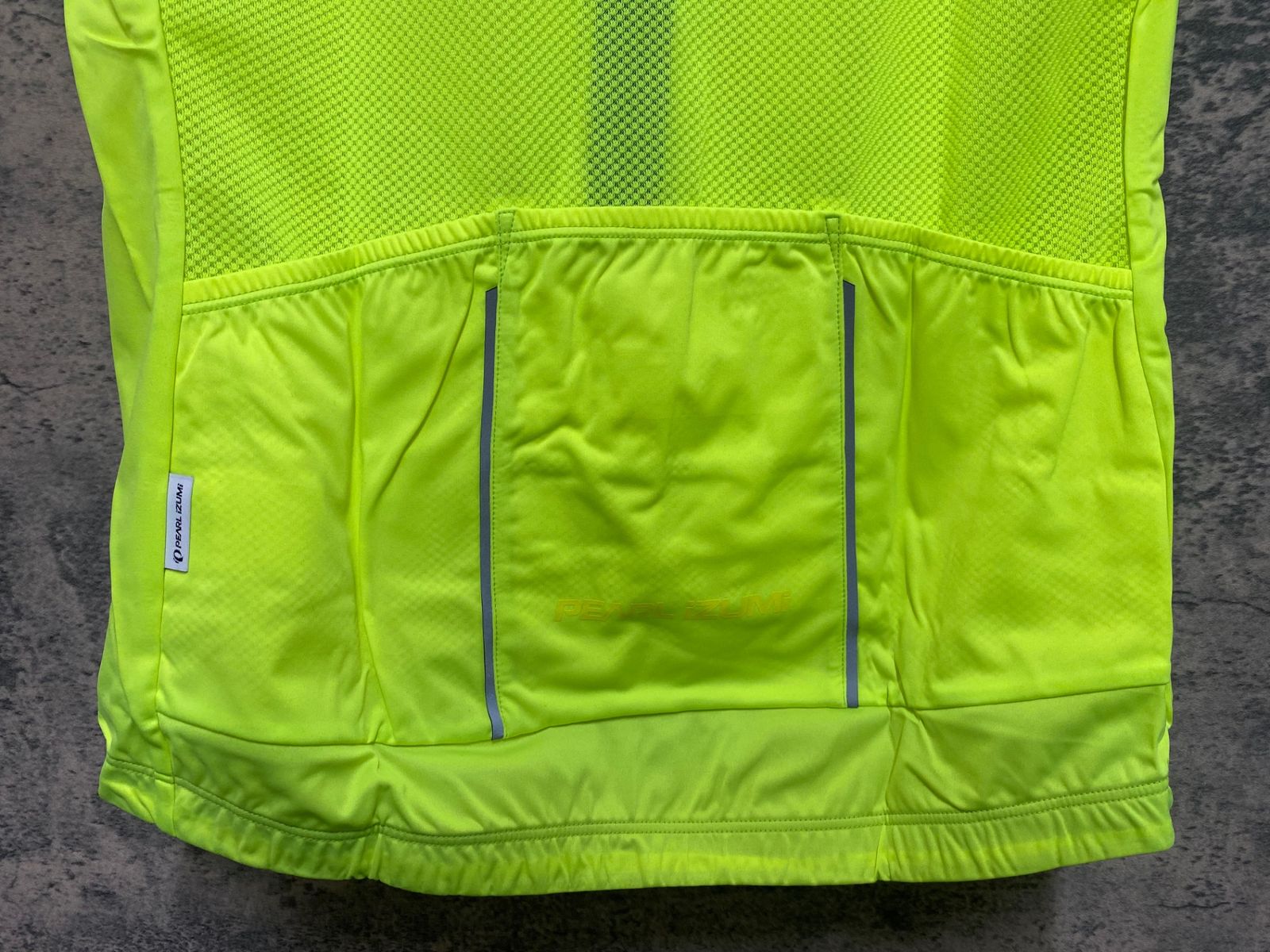 JQ733 パールイズミ PEARL iZUMi ジレ サイクルベスト 黄 XL パール