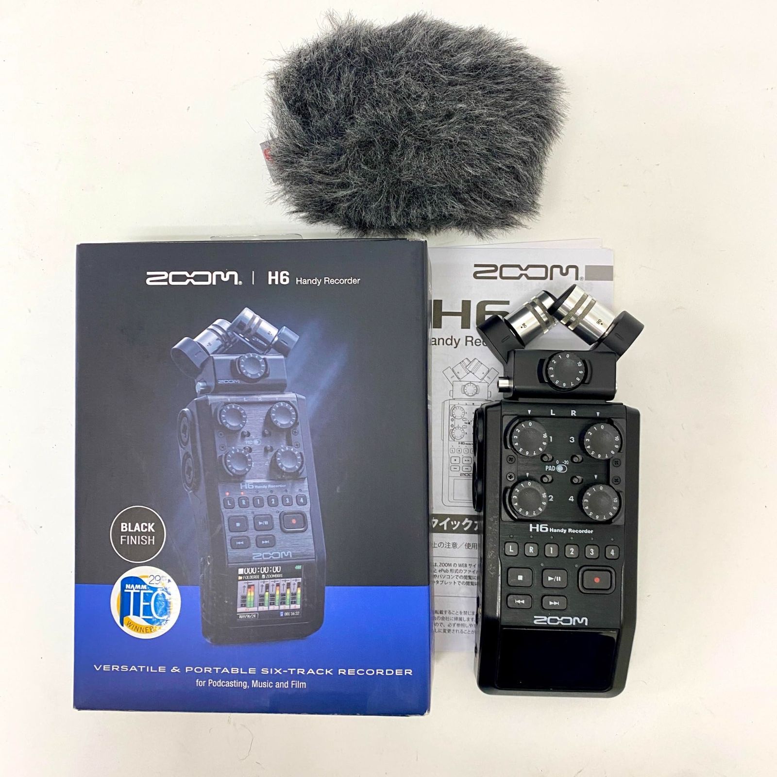 ZOOM ズーム H6/BLK ICレコーダー 3955