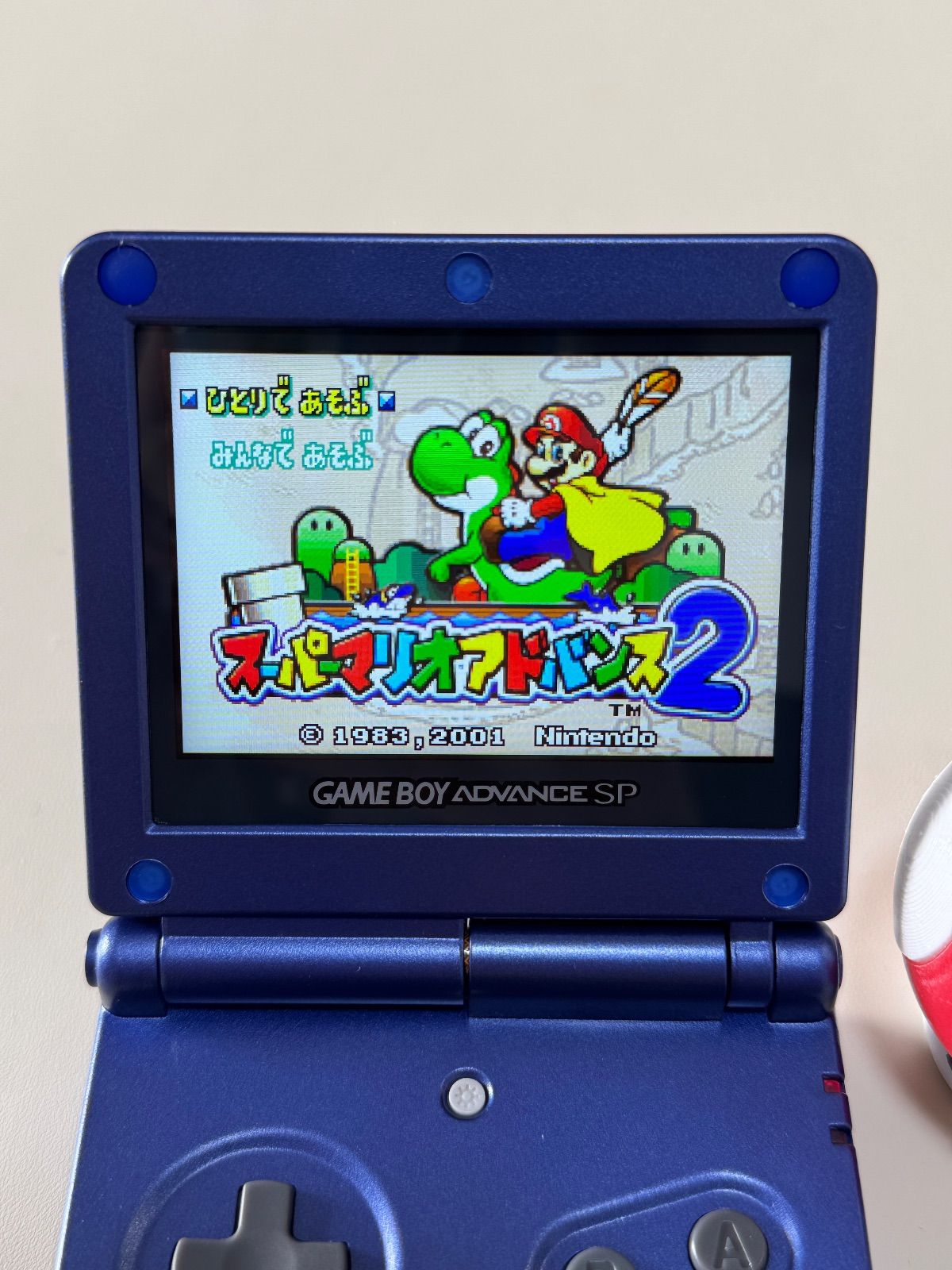 ゲームボーイアドバンスSP ブルー充電器付き ゲームボーイアドバンス