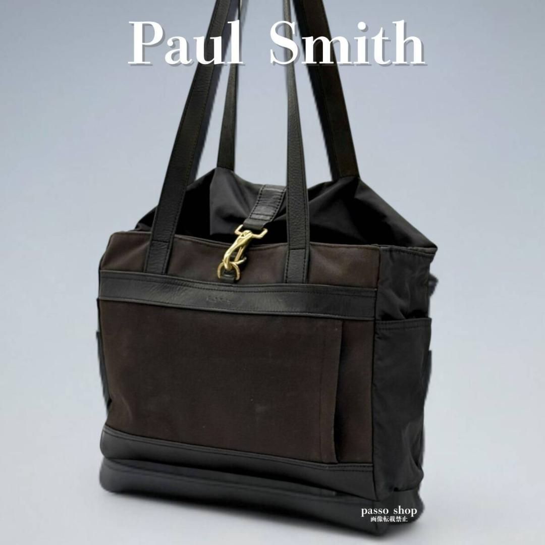 ポールスミス　Paul Smith　トートバッグ　ビジネスバッグ　肩掛け 良品 ポールスミス トートバッグ ビジネスバッグ 肩掛け キャンバス