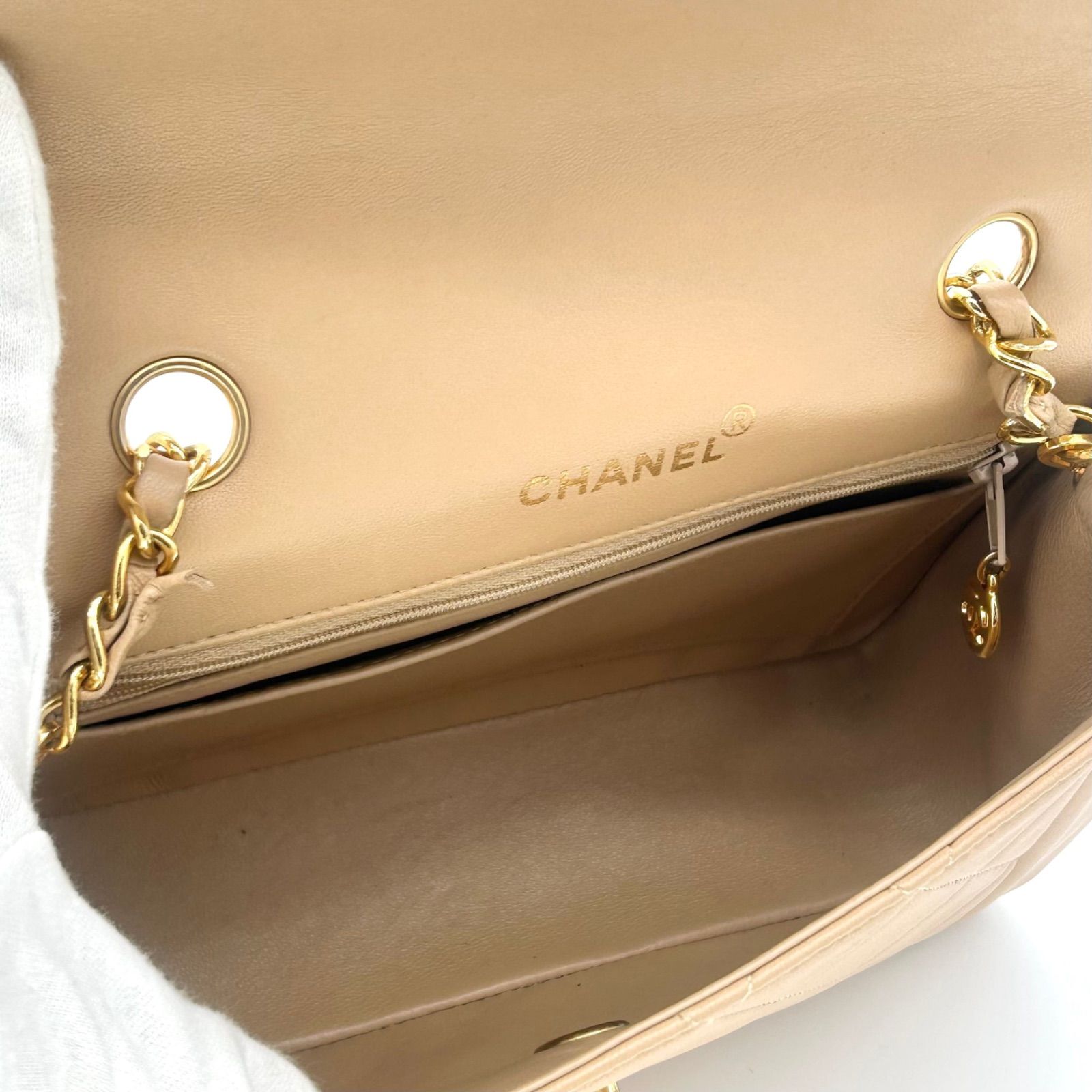 美品】CHANEL シャネル マドモアゼル ミニ マトラッセ ショルダー 