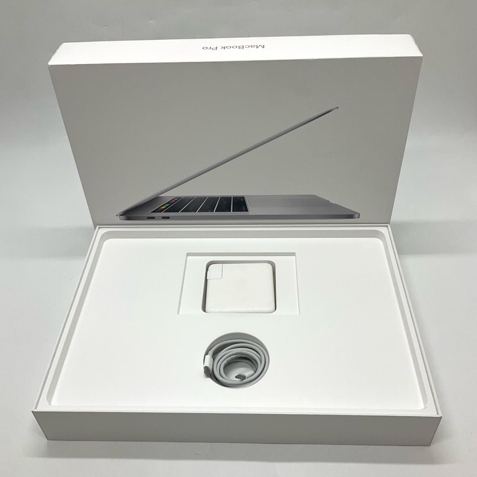 Apple MacBook Pro 15インチ 2019 6コア i7 16GB 256GB シルバー 85.5